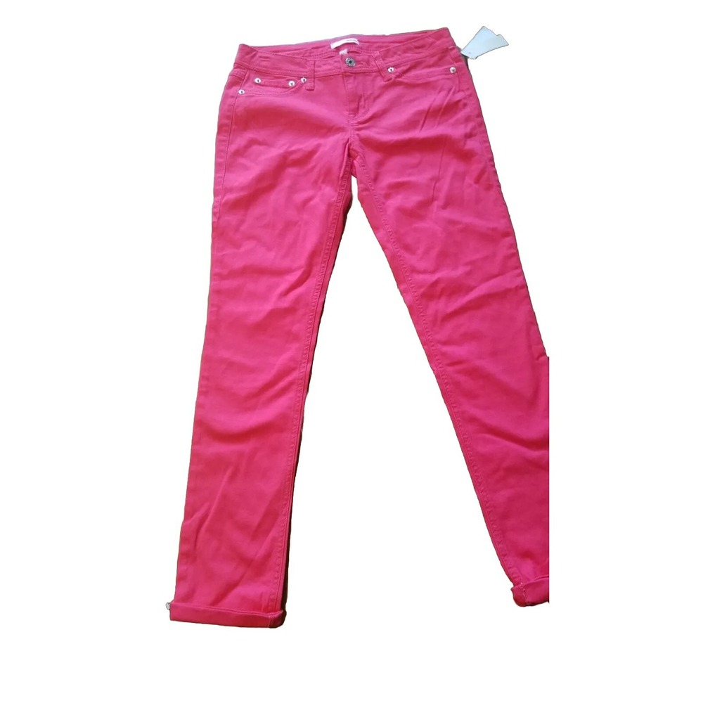 New Juniors Bongo Pink Ankle Cuff Pants Size 5